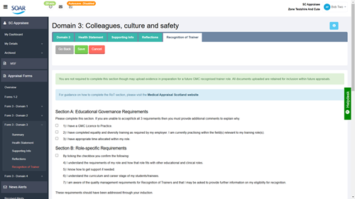 ROT form (secondary care)