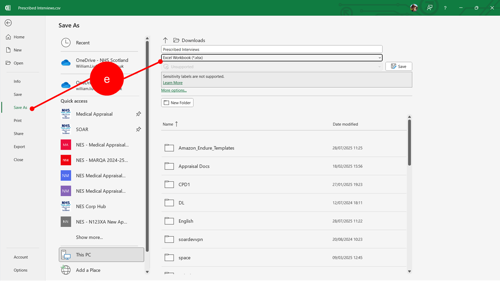 Prescribed search results
