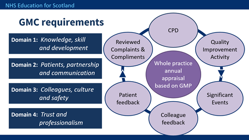 GMC Good Medical Practice 2024 Domains